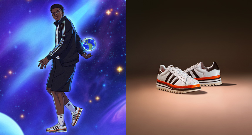 adidas Originals  CLOT Superstar 新配色重磅發佈，狼王 Anthony Edwards 出鏡演繹全新形象影片！